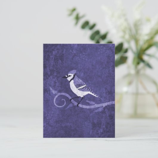 Blue Jay Briefkaart (Staand voorkant)