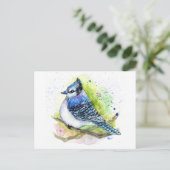 Blue Jay Briefkaart (Staand voorkant)