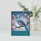 "BLUE JAY" BRIEFKAART (Staand voorkant)