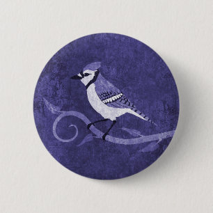 Blue Jay Button