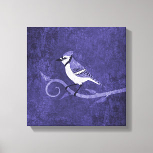 Blue Jay Canvas afdrukken