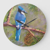 Blue Jay Clock Grote Klok (Voorkant)