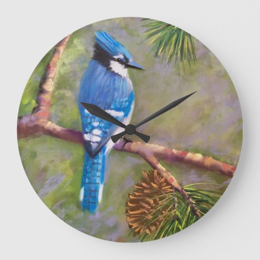 Blue Jay Clock Grote Klok (Voorkant)