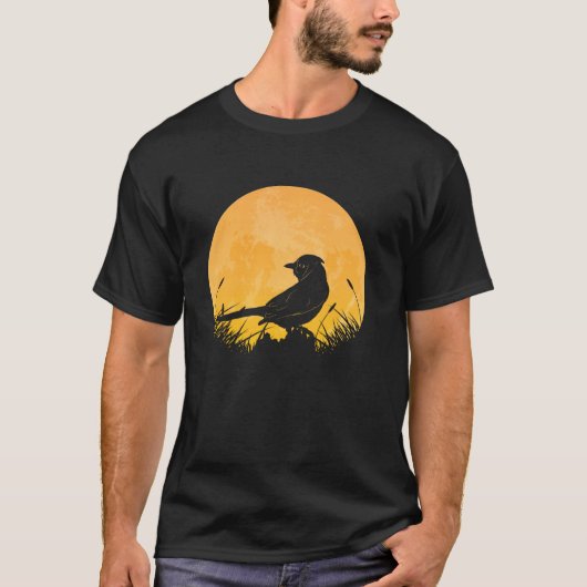 Blue Jay Easy Halloween Outfit Bird Moon Co. T-shirt (Voorkant)