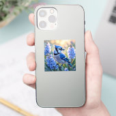 Blue Jay en Lilacs Sticker (Telefoon)