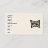 Blue Jay Feather Coördinating Items Visitekaartje (Voorkant)