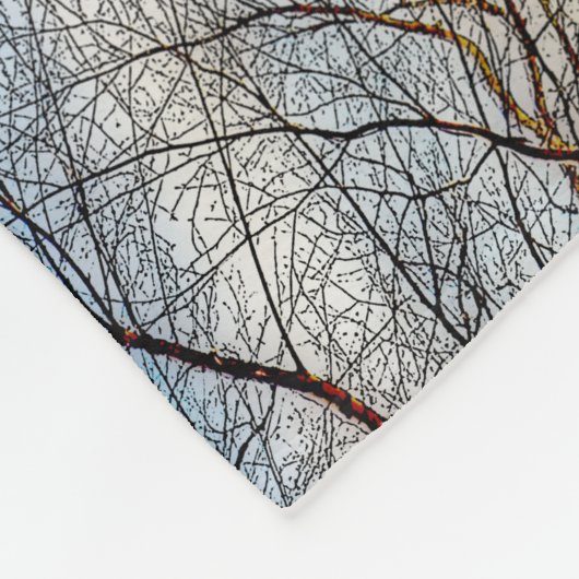 Blue Jay Fleece Blanket Deken (Hoek)