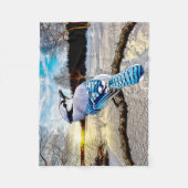 Blue Jay Fleece Blanket Deken (Voorkant)