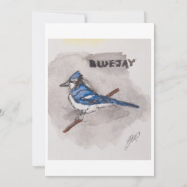 Blue Jay Greeting Card Kaart