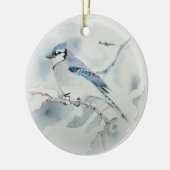 Blue Jay Holiday Ornament (Links)