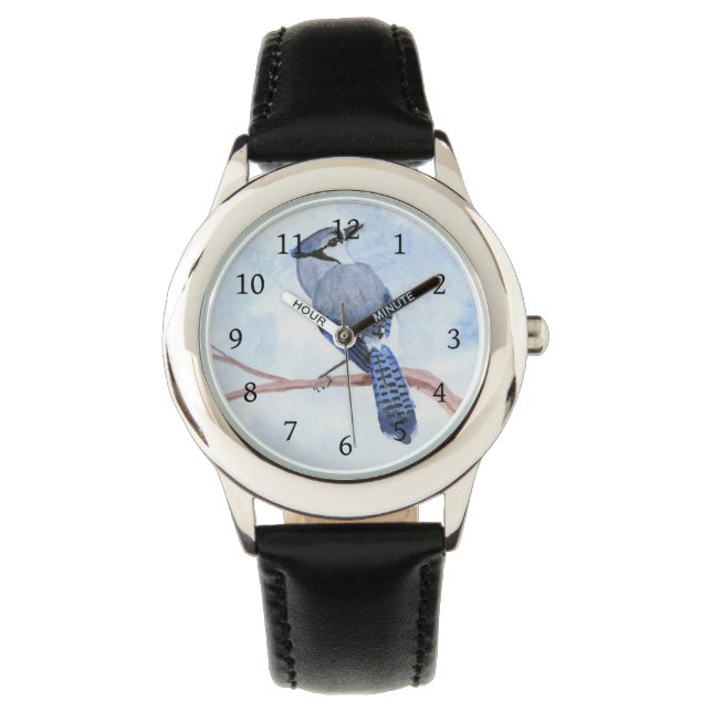 Blue Jay Horloge (Voorkant)