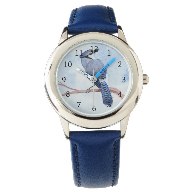 Blue Jay Horloge (Voorkant)