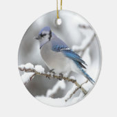 Blue Jay in Algonquin Park Keramisch Ornament (Links)