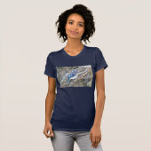 Blue Jay in een Snowstorm T-shirt (Voorkant volledig)
