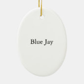 Blue Jay, John Audubon Keramisch Ornament (Achterkant)