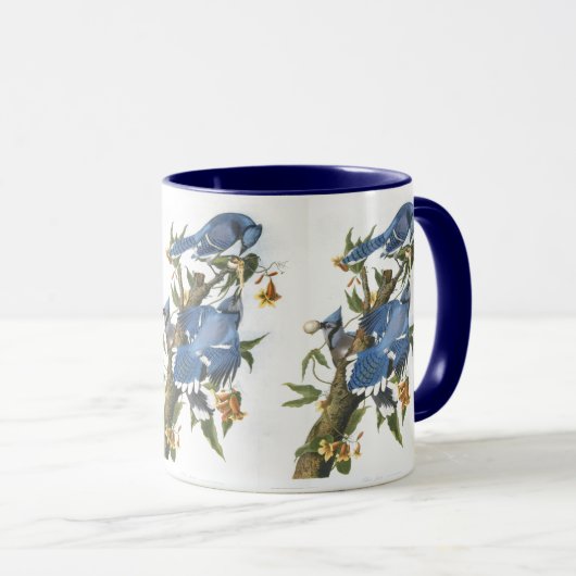 Blue Jay, John James Audubon Mok (Voorkant rechts)