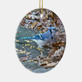 Blue Jay Kerstversiering Keramisch Ornament (Rechts)