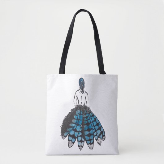 Blue Jay Lady Tote Bag (Voorkant)