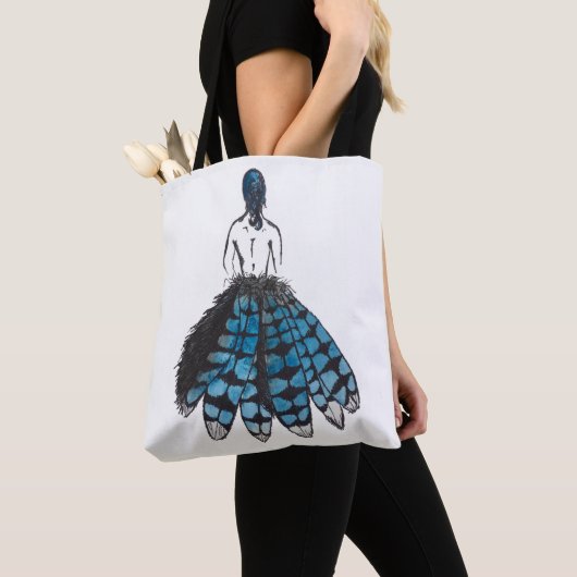Blue Jay Lady Tote Bag (Dichtbij)