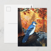 Blue Jay Life Briefkaart (Voorkant / Achterkant)
