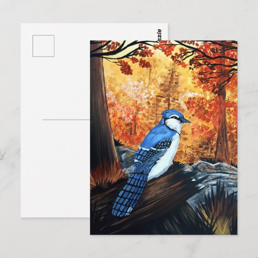 Blue Jay Life Briefkaart (Voorkant / Achterkant)