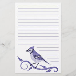 Blue Jay Lined Stationery Briefpapier