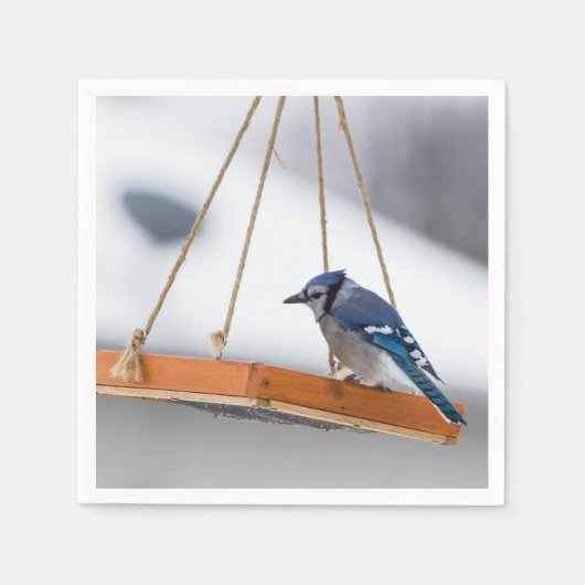 Blue Jay Lunch Servet (Voorkant)