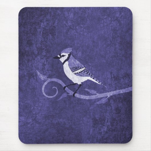 Blue Jay Mousepad Muismat (Voorkant)