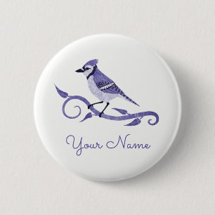Blue Jay Name Button