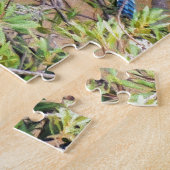 Blue Jay op Southern Wax Myrtle Legpuzzel (Zijkant)