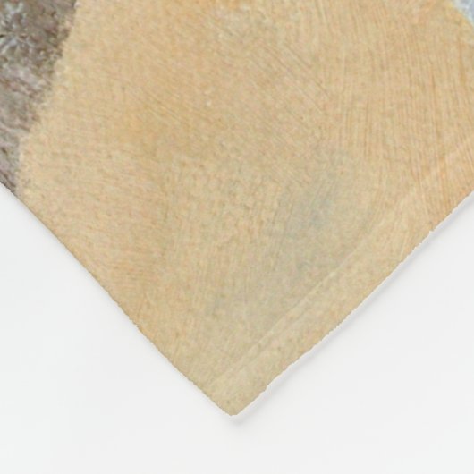 Blue Jay op zonsondergang Fleece Deken (Hoek)