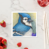 Blue Jay Paper Napkins Bird Art Bluejay Servet (Insitu)