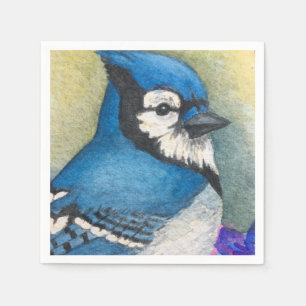 Blue Jay Paper Napkins Bird Art Bluejay Servet