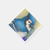 Blue Jay Paper Napkins Bird Art Bluejay Servet (Hoek)