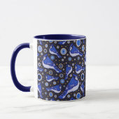 Blue Jay Pattern Mok (Links)