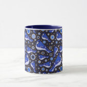 Blue Jay Pattern Mok (Midden)