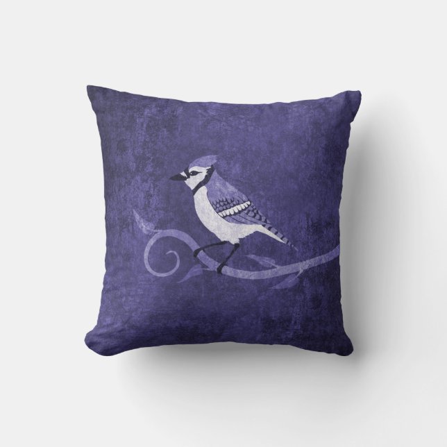 Blue Jay Pillow Kussen (Voorkant)