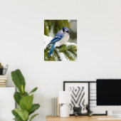Blue Jay Poster (Thuiskantoor)