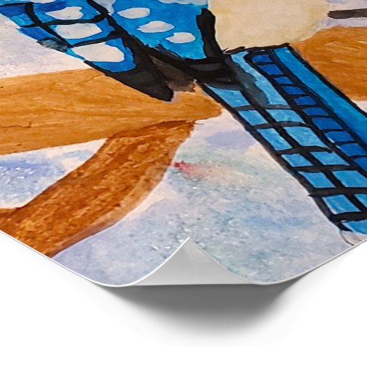 Blue Jay Poster (Hoek)