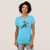 Blue Jay Santa T-shirt (Voorkant volledig)