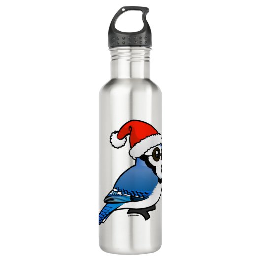 Blue Jay Santa Waterfles (Voorkant)