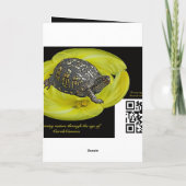 Blue Jay Seizoensgroeten Serie Feestdagen Kaart (Achterkant)