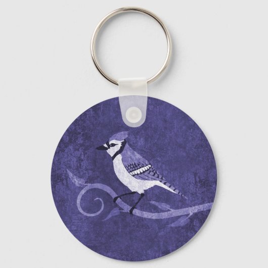 Blue Jay Sleutelhanger (Voorkant)