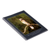 Blue Jay Songbird Notebook | Nature Art Journal Notitieboek (Rechterzijde)