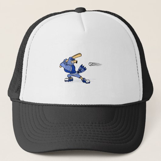 Blue Jay Spelling Baseball Trucker Pet (Voorkant)