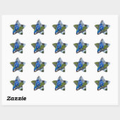 Blue Jay Ster Sticker (Vel)