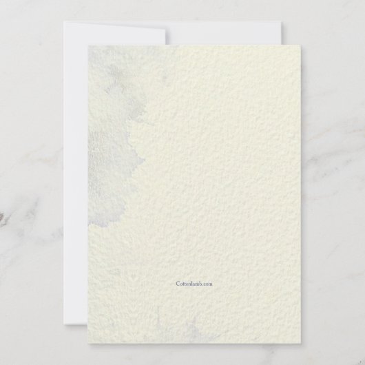 Blue Jay Sympathcard Kaart (Achterkant)