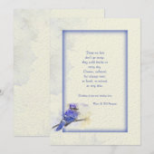 Blue Jay Sympathcard Kaart (Voorkant / Achterkant)