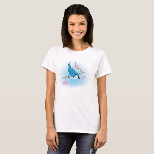 Blue Jay T-shirt (Voorkant volledig)