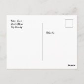 Blue Jay Thinking of You Briefkaart (Achterkant)